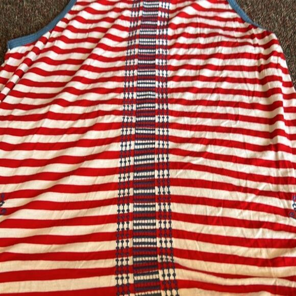 Thml red and white medium tank top - Picture 5 of 7